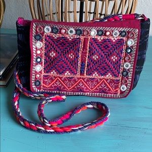 Street Level Aztec Mexicali style crossbody